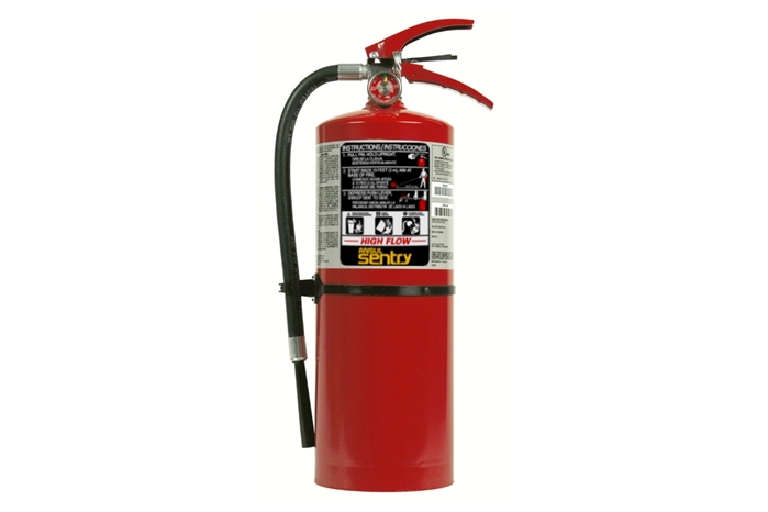 ANSUL SENTRY HIGH-FLOW DRY CHEMICAL ABC FIRE EXTINGUISHER - 10 LB. WITH ...